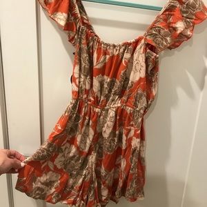 Off the shoulder romper